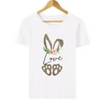 thumbnail image 3 of T-shirts d'Été Grande Taille pour Femmes Décontractés T-shirt à Col Rond pour Femmes St. Easter Day Imprimé Décontracté à Manches Courtes T-shirt à Col en V T-shirt pour Femmes en Liquidation, 3 of 4