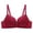 Wine, variant on Women's Push up Bra Lightly Lined Demi Bra Underwire All Over Lace Sexy Bra Comfortable Breathable Full Coverage Bralette Daily Beach Wear, Beige 38