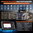 thumbnail image 3 of LAUNCH CRP129 HD Heavy Duty Truck Scanner, Full System Diesel Diagnostic Scan Tool with 7 Reset Service, DPF, Speed Limit Adjust, Commercial Code Reader for Heavy Truck Pickup Tractor Semi-Trucks, 3 of 10