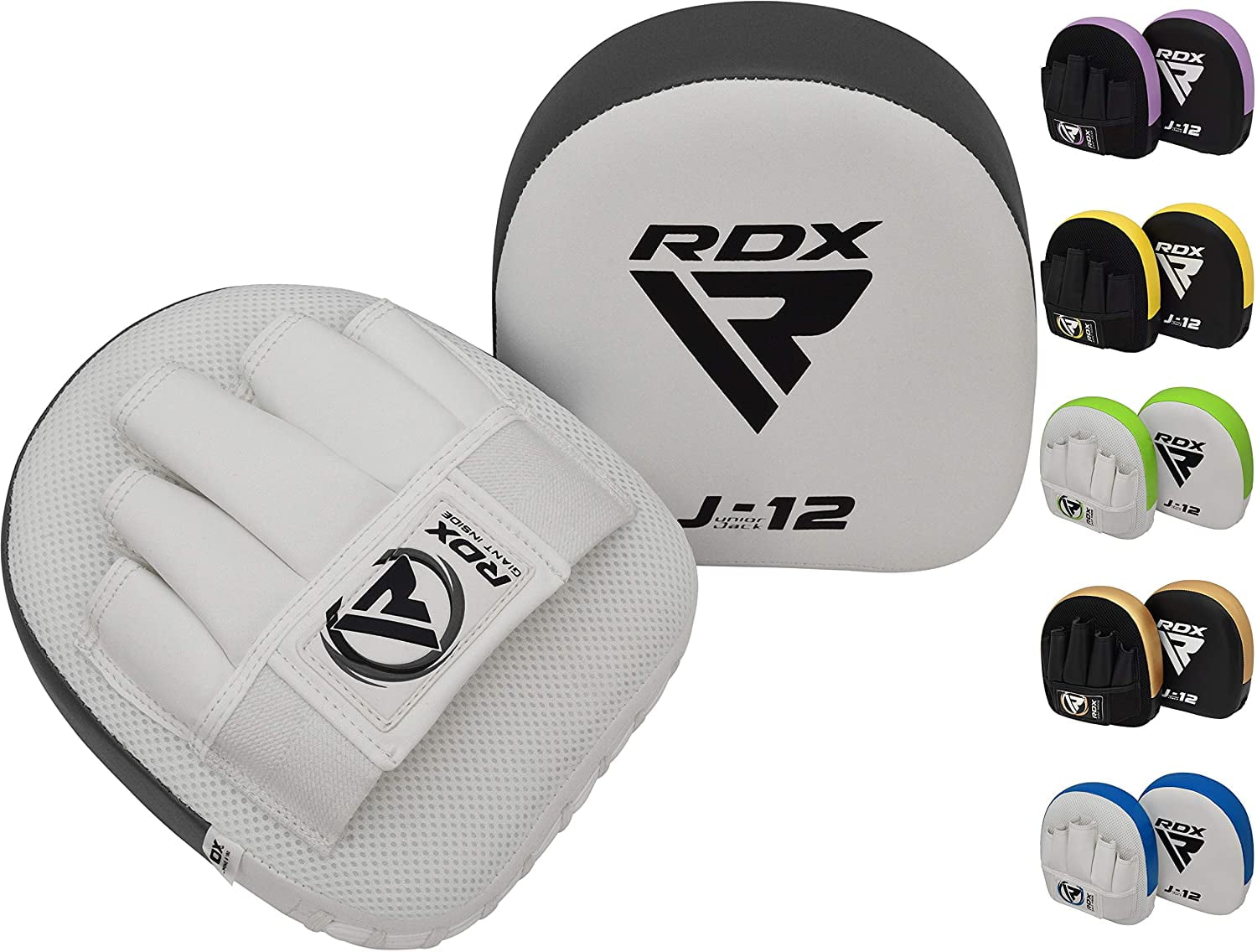 Youth Hook & Jab Target Mitts with Punching Gloves MMA Training Kickboxing RDX Kids Boxing Gloves and Focus Pads Set Junior Hand Pads for Muay Thai Martial Arts Karate