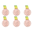 thumbnail image 1 of Medalla La Antorcha Recuerdo Premio Competición Deportiva Aleación Zinc Con Correa (Cobre), 1 of 9