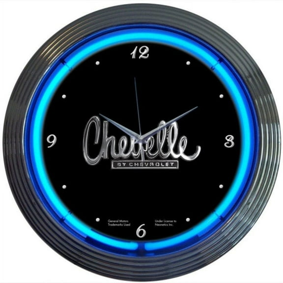 CHEVELLE NEON CLOCK – 8CHEVEL