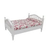 Sehao Gabbys Dollhouse Toy 1:12 Mini Dollhouse Furniture Bed Set Miniature Living Room Kid Pretend Play Toy Flower Mattress