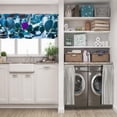 thumbnail image 3 of LALILO Kitchen Curtain Valance Polka Dot Cloth Dot Polka Rod Pocket Window Curtain 52"x 18" Set of 2, 3 of 7