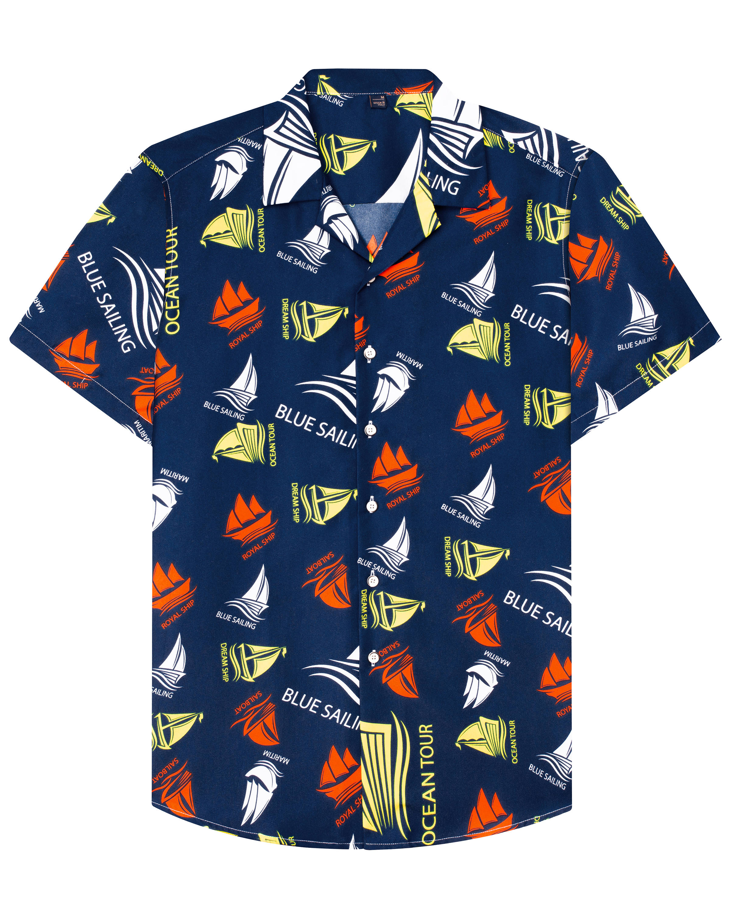 Alimens & Gentle Mens Cotton Short Sleeve Hawaiian Shirts Vacation ...