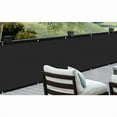 thumbnail image 2 of Balcony Privacy Screen Wind and UV Protection, 90 x 300 cm, Black, 2 of 4