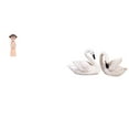 thumbnail image 1 of Elegante Escultura De Resina De Niña China Y Cisne En Miniatura Para Dormitorio, Oficina, Granja, Cumpleaños, Decoración Del Hogar, Regalo De Navidad, 1 of 8
