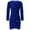 Royal Blue, variant on Girls Sequins Velvet Pencil Dress Long Sleeve Front Ruched Wedding Prom Party Bodycon Dresses Black 14
