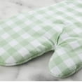 thumbnail image 5 of KitchenAid Gingham Oven Mitt 2-Pack Set, Pistachio, 7"x13", 5 of 5