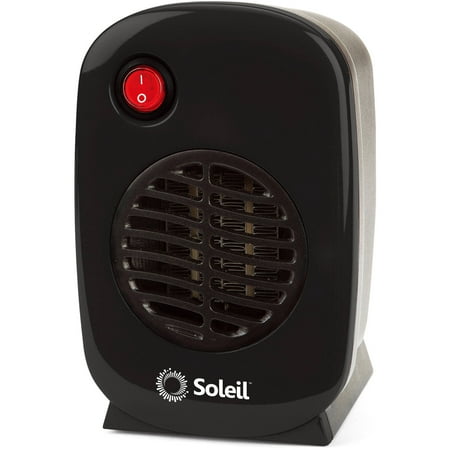 Soleil Personal Electric Ceramic Heater, 250 Watt MH-01, (The Best Space Heaters For Large Rooms)