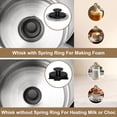 thumbnail image 6 of Electric Milk Frother and Steamer, 16.9 Oz Magnetic Rotating Foam Maker for Coffee Hot Cold Latte Art with Auto Shut-Off, 6 of 8