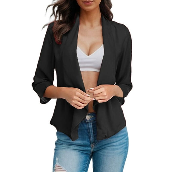 Women's Coats, Jackets & Vests Irregular Short Sleeved Cardigan Fashion Tops
