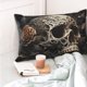 thumbnail image 4 of Balery Vintage Pattern Flower Skull Funda de Cojín Estampada, Regalos para Mujeres, Regalos de Amor para Ella, Regalos para Novia o Esposa, Funda de Almohada-14"x20", 4 of 6