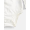 thumbnail image 3 of Wonder Nation Baby Girls Collared Bodysuit with Long Sleeves, Sizes 0-24 Months, 3 of 3