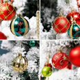 thumbnail image 4 of Adornos para árbol de Navidad, juego de 30 bolas navideñas de 2,36 in, bolas navideñas rojas, verdes y doradas, juego de adornos colgantes irrompibles para árbol, 4 of 6