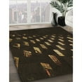 thumbnail image 2 of Ahgly Company Indoor Round Patterned Night Black Area Rugs, 5' Round, 2 of 6
