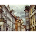 thumbnail image 2 of Bolokofsky, Ronald 32x25 Gold Ornate Wood Framed with Double Matting Museum Art Print Titled - Prague Architecture, 2 of 4