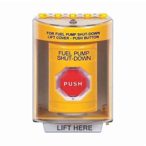 Fuel Pump Shutdown Push Button,2-7/8" D
