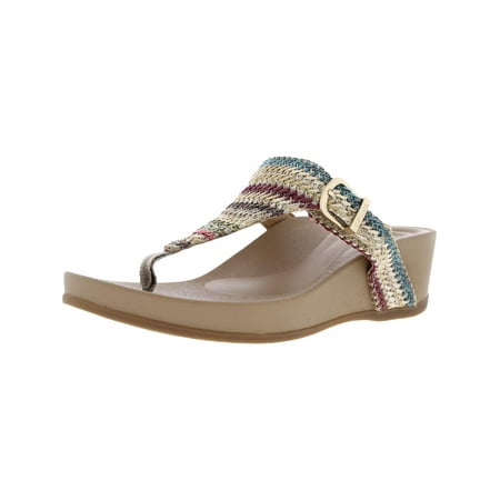

Aetrex Womens Kate Slide Woven Wedge Heels