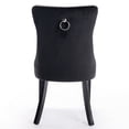 thumbnail image 7 of Nailhead Trim Decoration, Comfortable Shape / White+Black American Dining Chair Set, 7 of 7