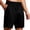 Black, variant on ZOYOEN Mens Mesh Athletic Shorts with Pockets- Quick Dry Drawstring Relaxed Fit Elastic Waist Workout Running Shorts Blue Size S-3XL