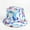 Blue, variant on Bucket Hat for Women Summer Adult Male and Female Fisherman Hats Color Painted Tie Dyed Double Sided Fisherman Hats Wear Outdoor Sunscreen Sun Hats on Both Sides