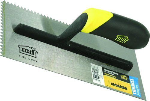 for sale online X 3/16in M-d Building Products 49116 V Notch Trowel 1/4in 