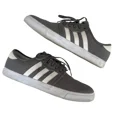 thumbnail image 2 of Adidas Seeley Essentials Skate Shoes Grey Men Athletic Sneaker G66637 Size 11.5, 2 of 4