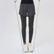 thumbnail image 4 of Pantalones de yoga con bolsillos con cremallera - Cintura elástica, nailon y spandex, leggings deportivos versátiles, entrenamiento para todas las estaciones, 4 of 8