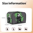 thumbnail image 4 of Toaster Covers 2 Slice, Rock Guitar Guinea Pig Waterproof Bread Machine Cover Fits for Standard 2 Slice Toasters, Home Decor Toaster Protection with Hanging Rope, 4 of 7