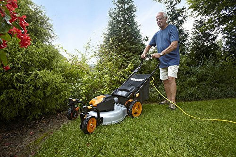 Worx 19In 13Amp Caster Wheeled Electric Lawn Mower - image 4 of 4