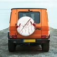 thumbnail image 2 of Fotbe Bloody Hand Spare Tire Cover Thickening Universal Fit for Jeep, Trailer, RV, SUV, Truck, Tough Tire Wheel Soft Cover-15 inch, 2 of 8