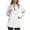 White, variant on Tanghaowl Women Sweatshirt Oversized Pullover Hoodies Short Velvet Sweaters Long Sleeve Winter Fall Outfits Beige S