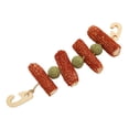 thumbnail image 4 of ZOUSSIQI Rabbit Hanging Chew Toys with 2 Hooks Teeth Grinding Rabbit Chewing Toys with Grass Ball for Rabbits Hamsters Guinea Pigs CW116#1061, 4 of 13