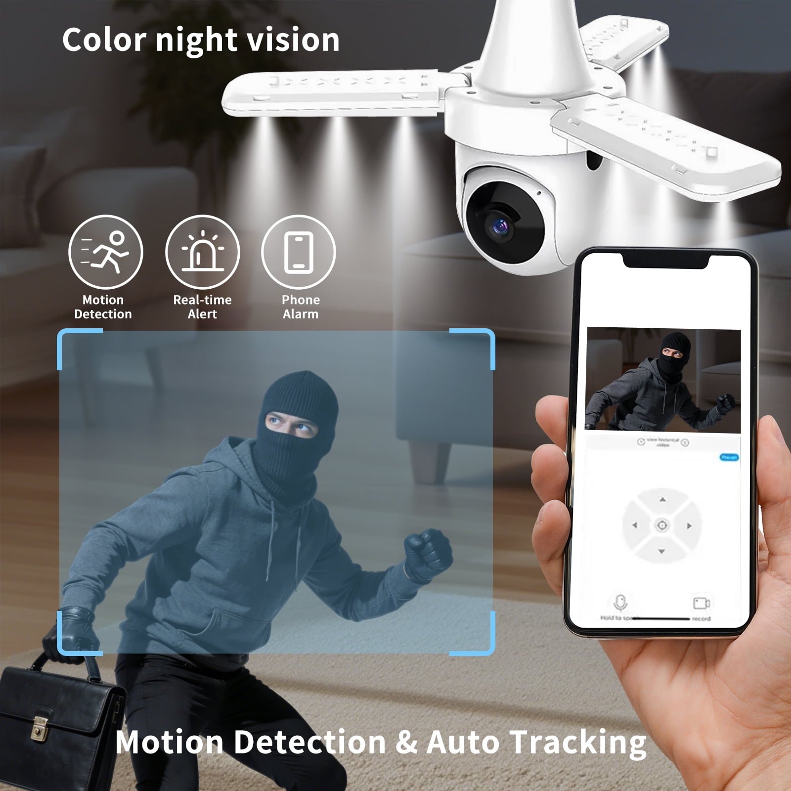 1080P Security Camera for Home Outdoor Security