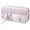 Purple, variant on Blue Cute Pencil Case, Aesthetic Pen Pouch, Colored Pencil Bag with Zipper, Stationery Storage and Organizer, 9X5In, 1Pcs