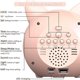 thumbnail image 5 of Despertador para NiñOs Dormitorio NiñOs Reloj de Entrenamiento de Dormir para NiñOs PequeñOs Despertador Reloj con Luz para Regalos Rosa, 5 of 5
