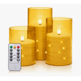 thumbnail image 1 of Xtellar 3 Velas Eléctrica Led Control Remoto Sin Llama Impermeables, 1 of 1