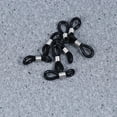 thumbnail image 4 of Zcyifa 100pcs Silicone Eyeglass Chain Ends Adjustable Holder for Men Black, 4 of 10