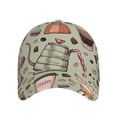 thumbnail image 2 of Haiem Coffee Makers Macaroons Chocolate Baseball Cap Dad Hat Cotton Soft Adjustable Fashion Hats for Men Women Unisex Style Headwear, 2 of 9
