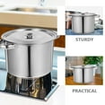 thumbnail image 2 of Aloha Stainless Steel Stock Pot Soup Cooking Pot Kitchen Cooking Pot Oil Storage Pot, 2 of 8