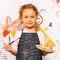 thumbnail image 2 of Math Equations Calculus Black Pattern Kids Aprons for Girls and Boys,Adjustable Neck Strap Toddler Aprons for Kids Cooking Baking, 2 of 6