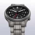 thumbnail image 4 of BERNY Titanium Watches for Men, Japanese Quartz Movement Men's Field Watch, 5ATM Waterproof Military Wristwatch for Men, Analog Sport Watches with Super Luminous, Black, 4 of 14