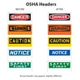 Accuform MELC058VS Adhesive Vinyl Safety Sign, Legend "Danger 480 Volts
