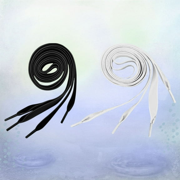 TEHAUX 2Pairs Ribbon Shoe Lace Thick Durable for Various Shoes present Giving 140x0.6in