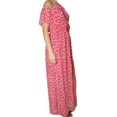 thumbnail image 3 of Michael Michael Kors Off-The-Shoulder Floral Print Maxi Dress (Raspberry, 2), 3 of 5