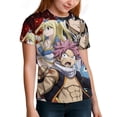 thumbnail image 6 of Fairy Tail Kids Short Sleeve Tee Shirt Novelty Crewneck T-Shirts Unisex Summer Blouse Tops for Boys Girls 100CM, 6 of 8