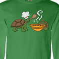 thumbnail image 4 of Inktastic Cute Turtle Chefs Making Soup Long Sleeve T-Shirt, 4 of 5