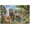 500 PCS, variant on 500 Piece Jigsaw Puzzle, Animal Eden Garden Wildlife Scene, Elephant Lion Zebra Giraffe Art, Educational Challenging Puzzle for Adults, 20.5" x 15"