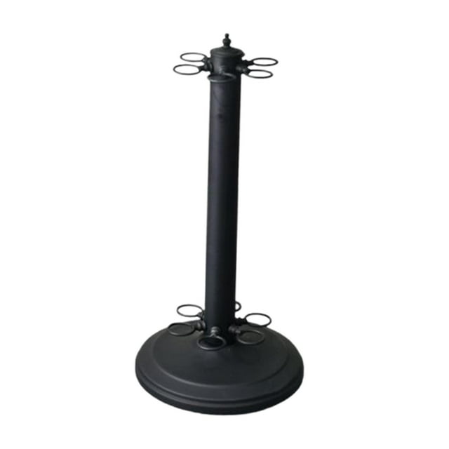jinwen Support de Queue de Billard pour Piscine, Support de 6 Queues, Support de Queue de Piscine pour Club Snooker Noir